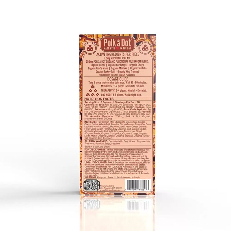 Polkadot Mushroom Chocolate Bar - Image 4