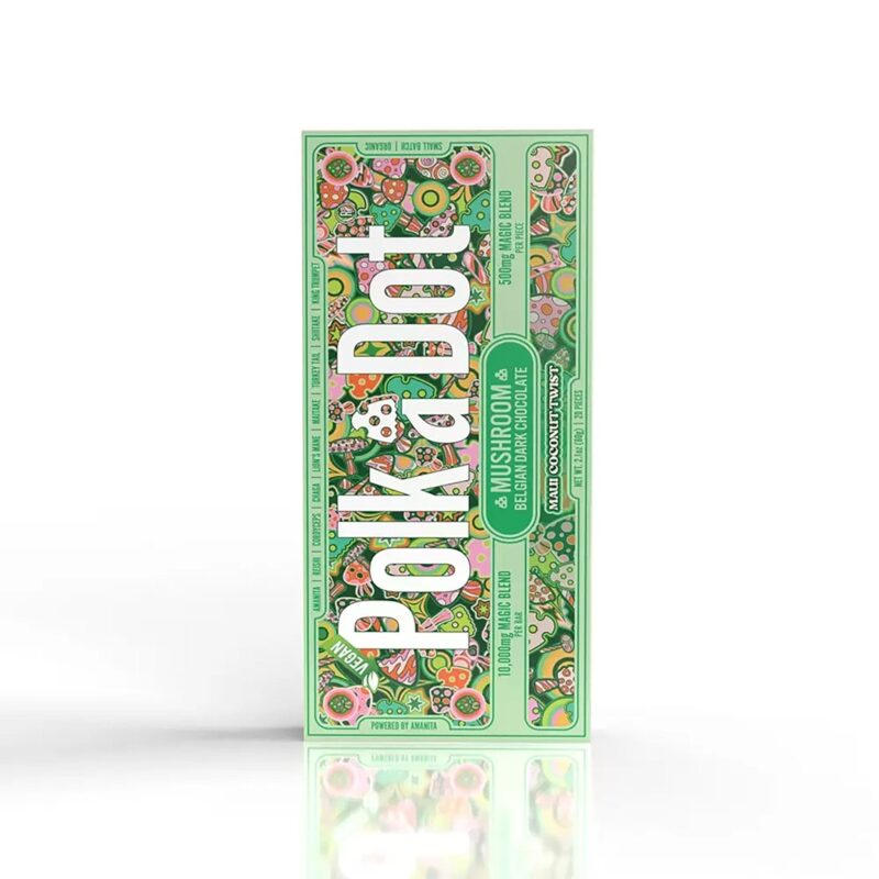 Polkadot Mushroom Chocolate Bar