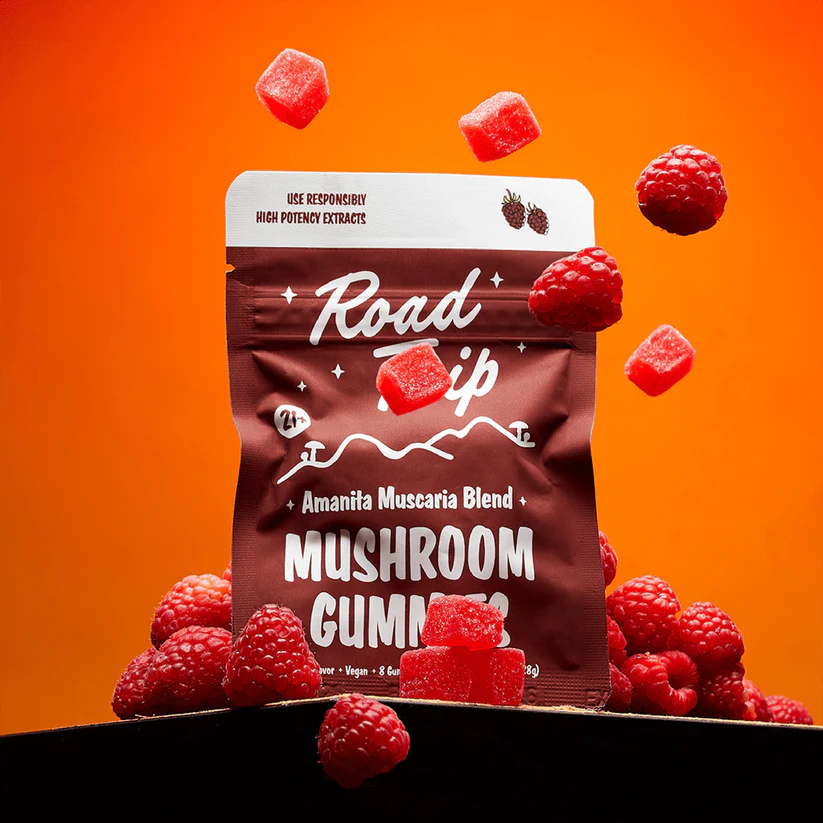 Road Trip Mushroom Gummies - Amanita Muscaria Magic Mushroom